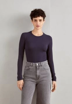 Anna Field Maglietta A Manica LungaDark Blue Donna T-shirt E Top AN621D18Y-K11