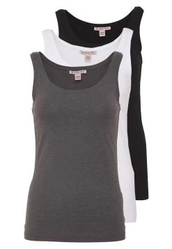 Anna Field Basic Tank 3Er PackTopBlack White Mottl Donna T-shirt E Top AN621D0QX-Q11