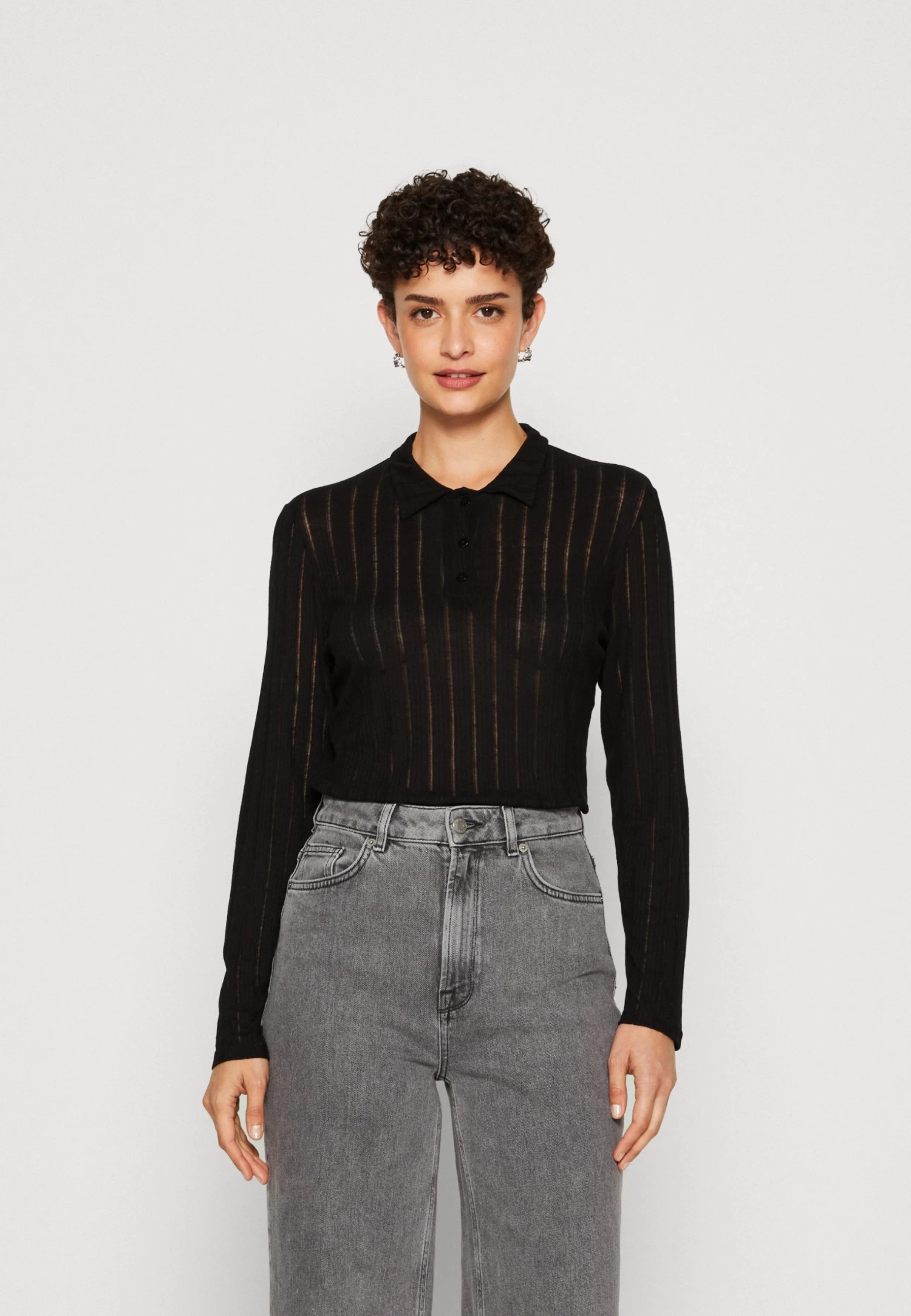 Anna Field PoloBlack Donna T-shirt E Top AN621D195-Q11 5 Anna Field PoloBlack Donna T-shirt E Top AN621D195-Q11 - immagine 3