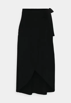 Anna Field Basic Wrap Over Midi Skirt- Gonna A Campana - Black -Anna Field 279db1138765484094cab33f5c3878d4