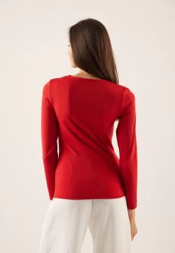 Anna Field Maglietta A Manica LungaRed Donna T-shirt E Top AN621D1A5-G11 -Anna Field 29d1a971cde94db3b6f14b42ba36b93b