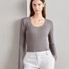 Anna Field Maglietta A Manica LungaMottled Dark Grey Donna T-shirt E Top AN621D197-C11 -Anna Field 38711d0d97cd4fe3a2d71ae0ad08360e