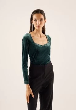 Anna Field Maglietta A Manica LungaDark Green Donna T-shirt E Top AN621D18G-M11