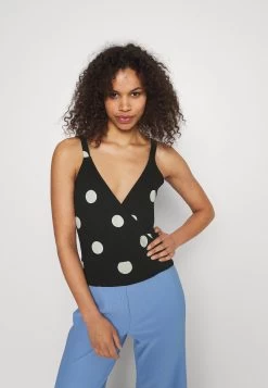 TopBlack/White Donna T-shirt E Top ANH21D01P-Q11