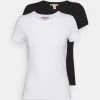 Anna Field 2 PackT-Shirt BasicWhite/Black Donna T-shirt E Top AN621D0UR-A11 -Anna Field 43c6ecf930ec4d3bbf6741626656699c