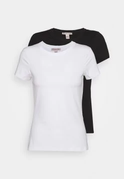 Anna Field 2 PackT-Shirt BasicWhite/Black Donna T-shirt E Top AN621D0UR-A11