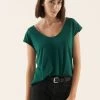 Anna Field T-Shirt BasicDark Green Donna T-shirt E Top AN621D0TQ-M17 -Anna Field 4b1455d1006046738997b582557ff45a