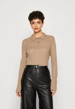 Anna Field PoloTaupe Donna T-shirt E Top AN621D193-B11 -Anna Field 508d3658d1304f848b486f436df584c2