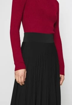 Anna Field Plisse A-Line Midi Skirt - Gonna A Campana - Black -Anna Field 5b795506dfab47e1b68916c05358cc67