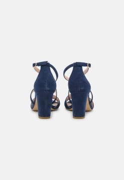Anna Field Leather- Sandali Con Tacco - Dark Blue -Anna Field 62300425c27a4e2bafb952bc89f050a5