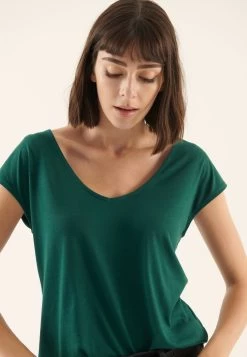 Anna Field T-Shirt BasicDark Green Donna T-shirt E Top AN621D0TQ-M17 -Anna Field 623814daaec447f78c9492e1c3caf633