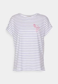 Anna Field Placed Stripe Flamingo Francesca T-Shirt Con StampaWhite Donna T-shirt E Top AN621D199-A11 -Anna Field 65b9bfd9671b4e5bbde072ce7cddfc39