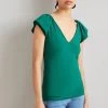 Anna Field T-Shirt BasicDark Green Donna T-shirt E Top AN621D17W-M11 -Anna Field 664ea33c91df402cb9bc9617cc82b48e