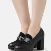 Scarpe Con PlateauBlack Donna Tacchi Alti ANJ11B00L-Q11