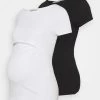 Nursing 2Er PackBasic T-ShirtT-Shirt BasicBlack/White Donna T-shirt E Top EX429G02N-Q11 -Anna Field 7e412bf4245e43a7bceaa549785a02e3