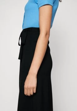 Anna Field Basic Wrap Over Midi Skirt- Gonna A Campana - Black -Anna Field 803d7cd6783d444c9f967014797606fc