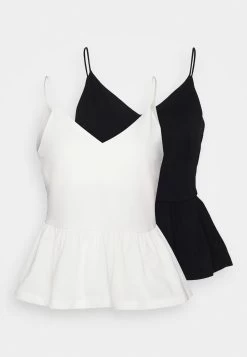 Petite 2Pack CamicettaBlack/ White Donna Camicie E Bluse ANI21D03H-Q11 -Anna Field 86be941200074af281958dcb1a7a45a0