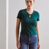 Anna Field T-Shirt BasicDark Green Donna T-shirt E Top AN621D185-M11 -Anna Field 8d5584cb930e421eb5dd887875da3ced