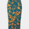 Anna Field Front Knot Midi Skirt - Gonna A Tubino - Blue -Anna Field 8e91d92140b140d1bbf86c76f129944d