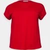 Slub Jersey T-Shirt BasicRed Donna T-shirt E Top AX821D048-G12 -Anna Field 956048e5b3d64b3e910ab5a0f0b3eab6