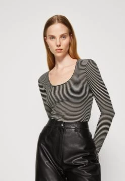 Anna Field Maglietta A Manica LungaBlack/Beige Donna T-shirt E Top AN621D197-Q11 -Anna Field 958a57842fac4f29b5e5f36c4153be66