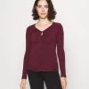 Maglietta A Manica LungaDark Red Donna T-shirt E Top EX429G06I-G11 -Anna Field a47542188fb9440c90e24303f31e0752