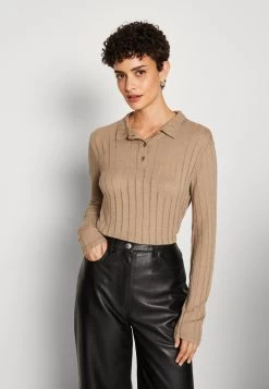 Anna Field PoloTaupe Donna T-shirt E Top AN621D193-B11 -Anna Field ad0dd1fa8c5a453aa766adf83dcc0981