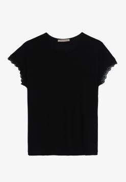 Anna Field 2 Pack T-Shirt BasicBlack/White Donna T-shirt E Top AN621D18Z-Q11 -Anna Field afe17888dc9440d3a371d50dd4ad28e0