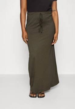 Drawstring WaistbandGonna Lunga Khaki Donna Gonne AX821B00M-N11