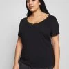 T-Shirt BasicBlack Donna T-shirt E Top AX821D035-Q11