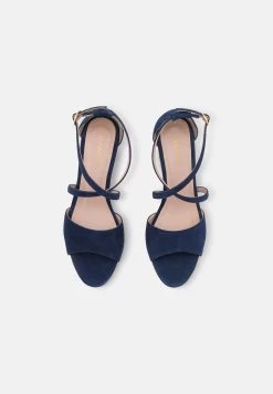 Anna Field Leather- Sandali Con Tacco - Dark Blue -Anna Field bb9adf3cdcda48e8847bbbfb7f0a5f72