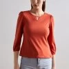 Anna Field Maglietta A Manica LungaRed Donna T-shirt E Top AN621D18A-G11