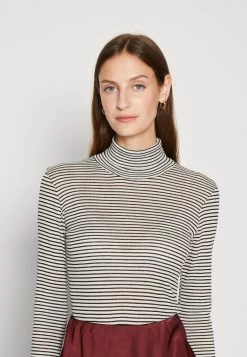 Anna Field Maglietta A Manica LungaBeige/Black Donna T-shirt E Top AN621D18W-B11 -Anna Field c7b04d84ef144950830b8b1788e0b8d1