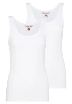 Anna Field 2 PackTopWhite Donna T-shirt E Top AN621D0QV-A11