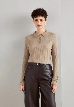 Anna Field PoloTaupe Donna T-shirt E Top AN621D193-B11