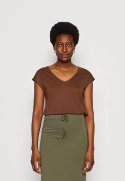 Anna Field T-Shirt BasicDark Brown Donna T-shirt E Top AN621D0TQ-O11