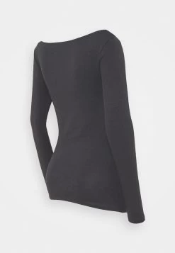 2 PackMaglietta A Manica LungaDark Grey/White Donna T-shirt E Top EX429G02P-C11 -Anna Field f77f7f72a53c43e38eef7ab83ca0d433